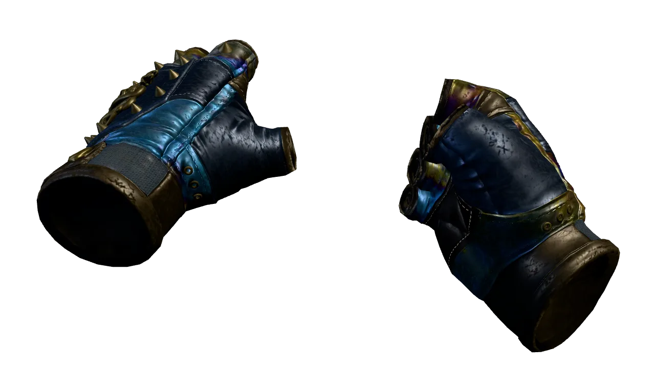 Hydra Gloves | Case Hardened seed #837, front