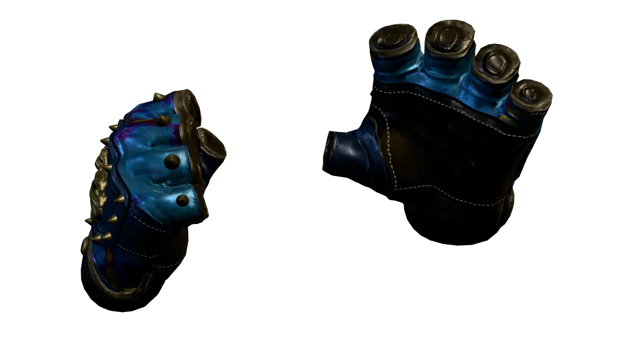 Hydra Gloves | Case Hardened seed #880, back