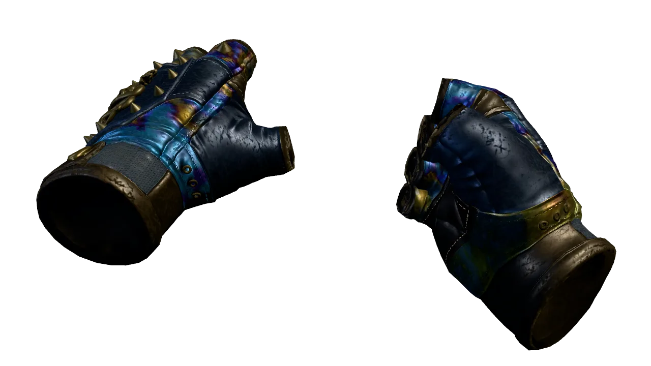Hydra Gloves | Case Hardened seed #882, front