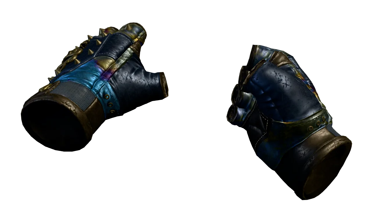 Hydra Gloves | Case Hardened seed #898, front