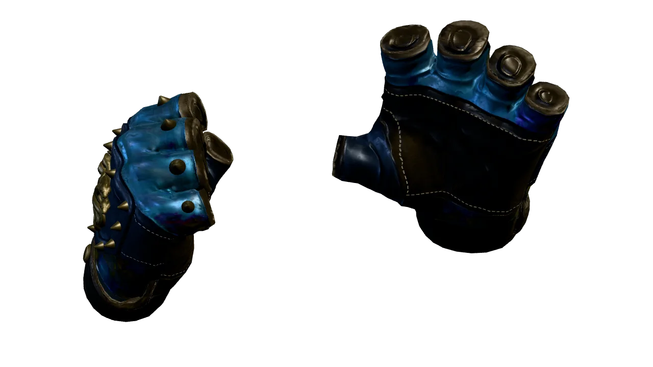 Hydra Gloves | Case Hardened seed #941, back