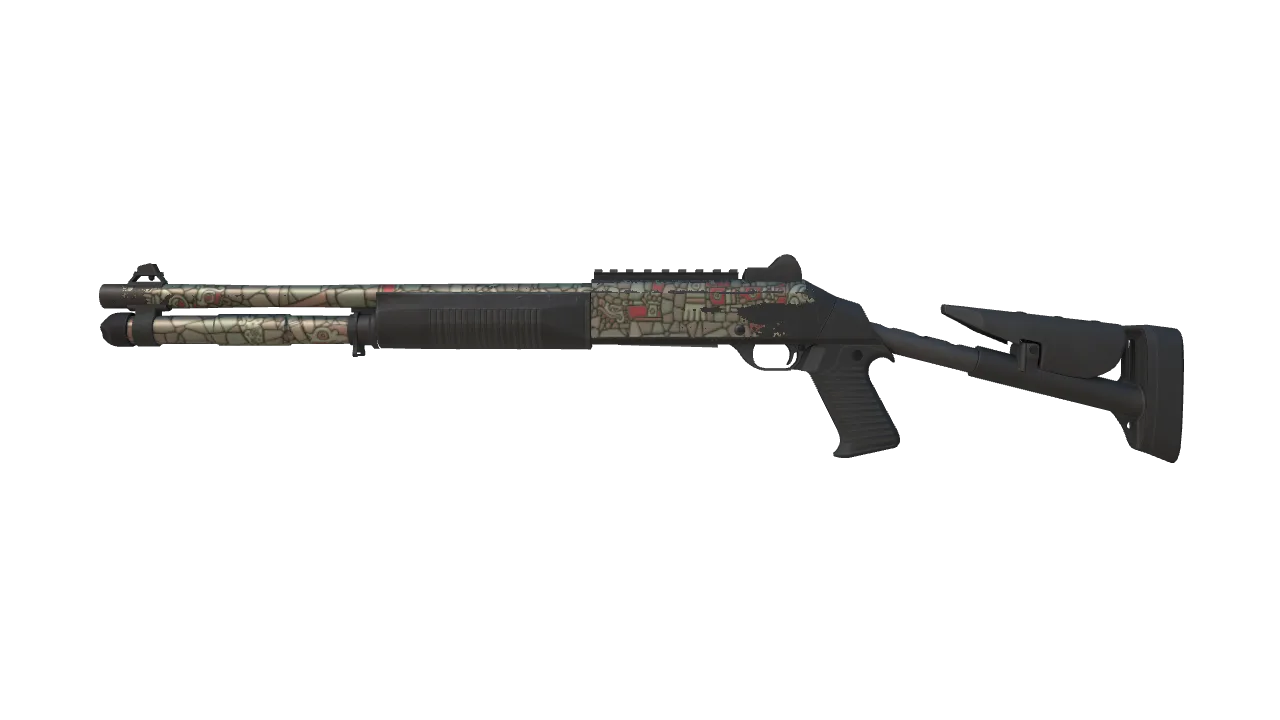XM1014 | Ancient Lore (Field-Tested) — Dust II light, front
