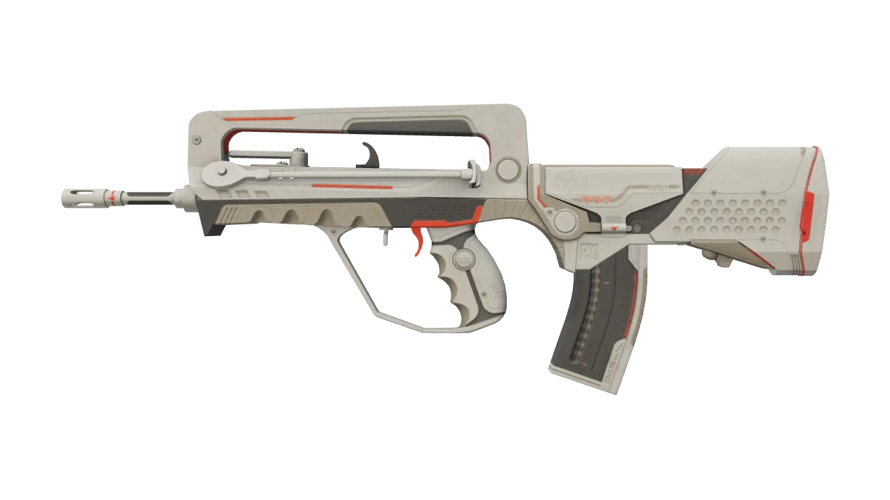 FAMAS | Mecha Industries (Field-Tested) — Dust II light, front