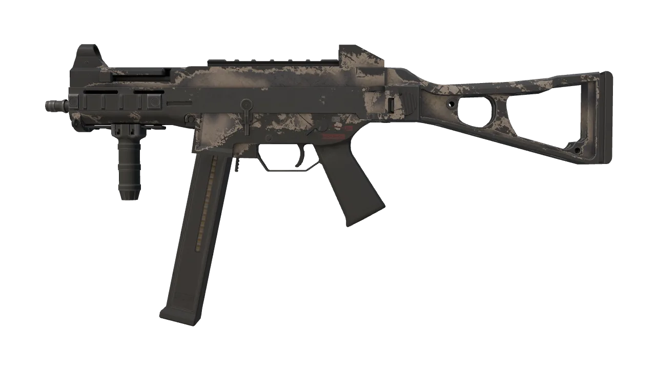 UMP-45 | Scorched (Battle-Scarred) — Dust II light, front