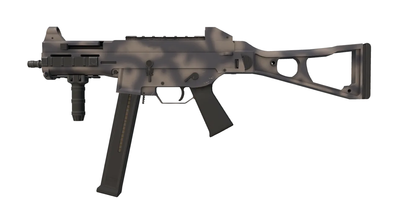 UMP-45 | Scorched (Factory New) — Dust II light, front