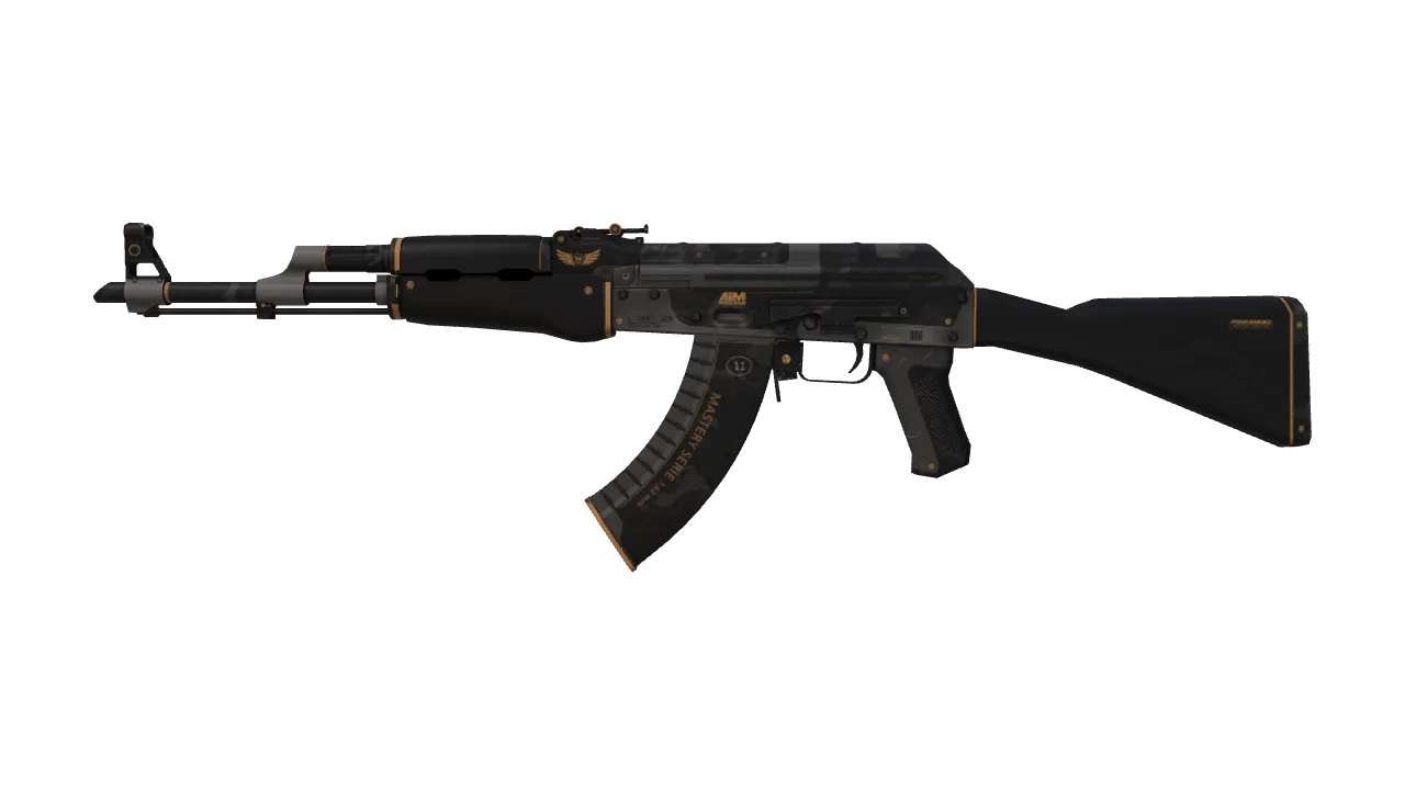 Souvenir AK-47 | Elite Build (Factory New) — Dust II light, front