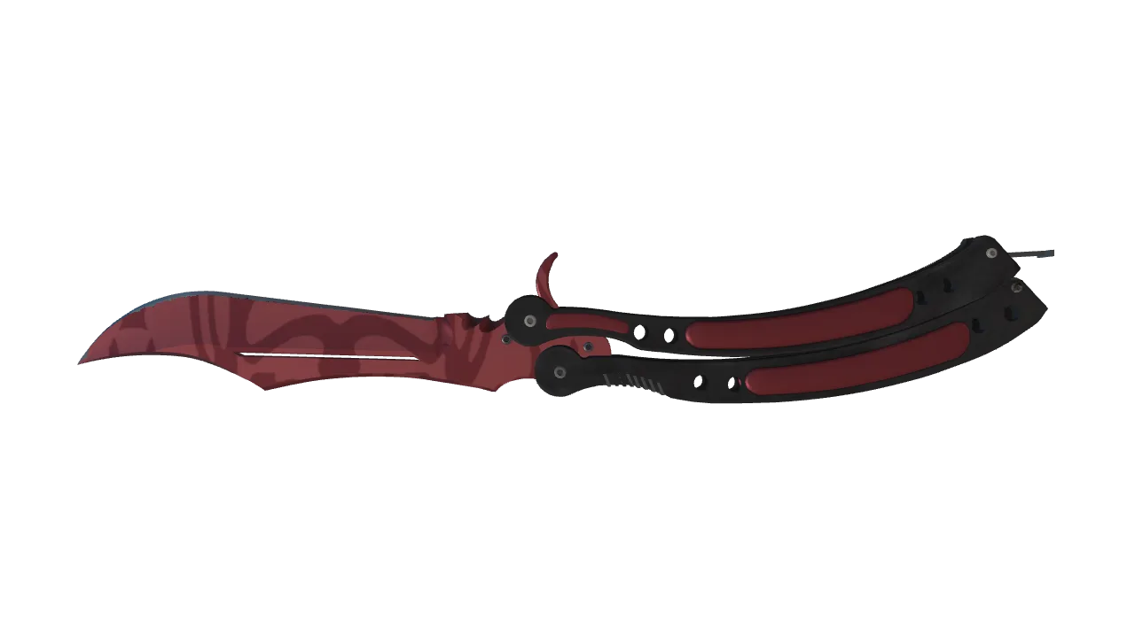 Butterfly Knife | Slaughter seed #969, back