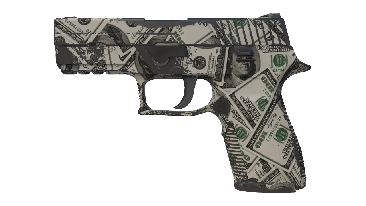 P250 | Franklin (Field-Tested) — Dust II light, front