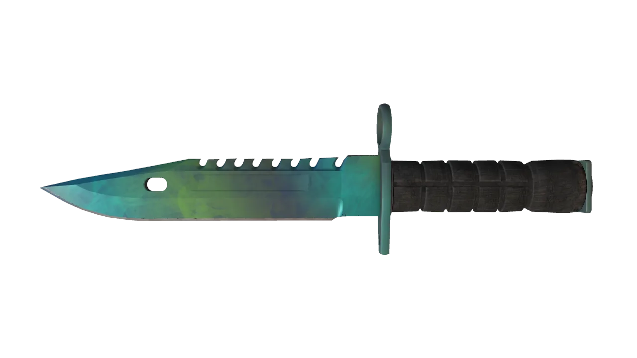 ★ M9 Bayonet | Gamma Doppler (Phase 4) (Factory New) — Dust II light, front