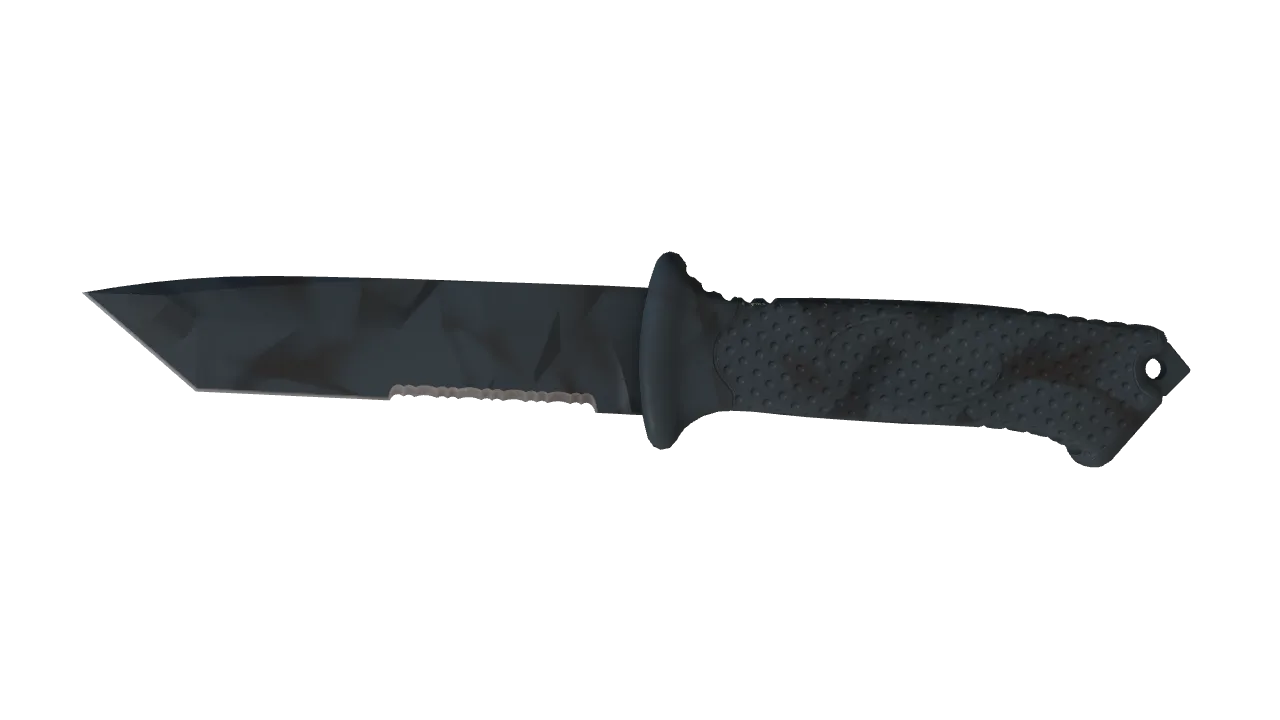 ★ Ursus Knife | Night Stripe (Minimal Wear) — Dust II light, front
