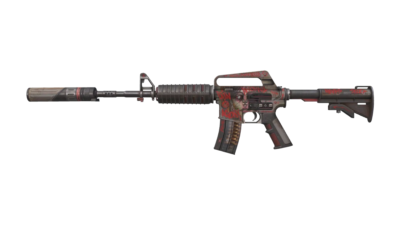 M4A1-S | Night Terror (Factory New) — Dust II light, front