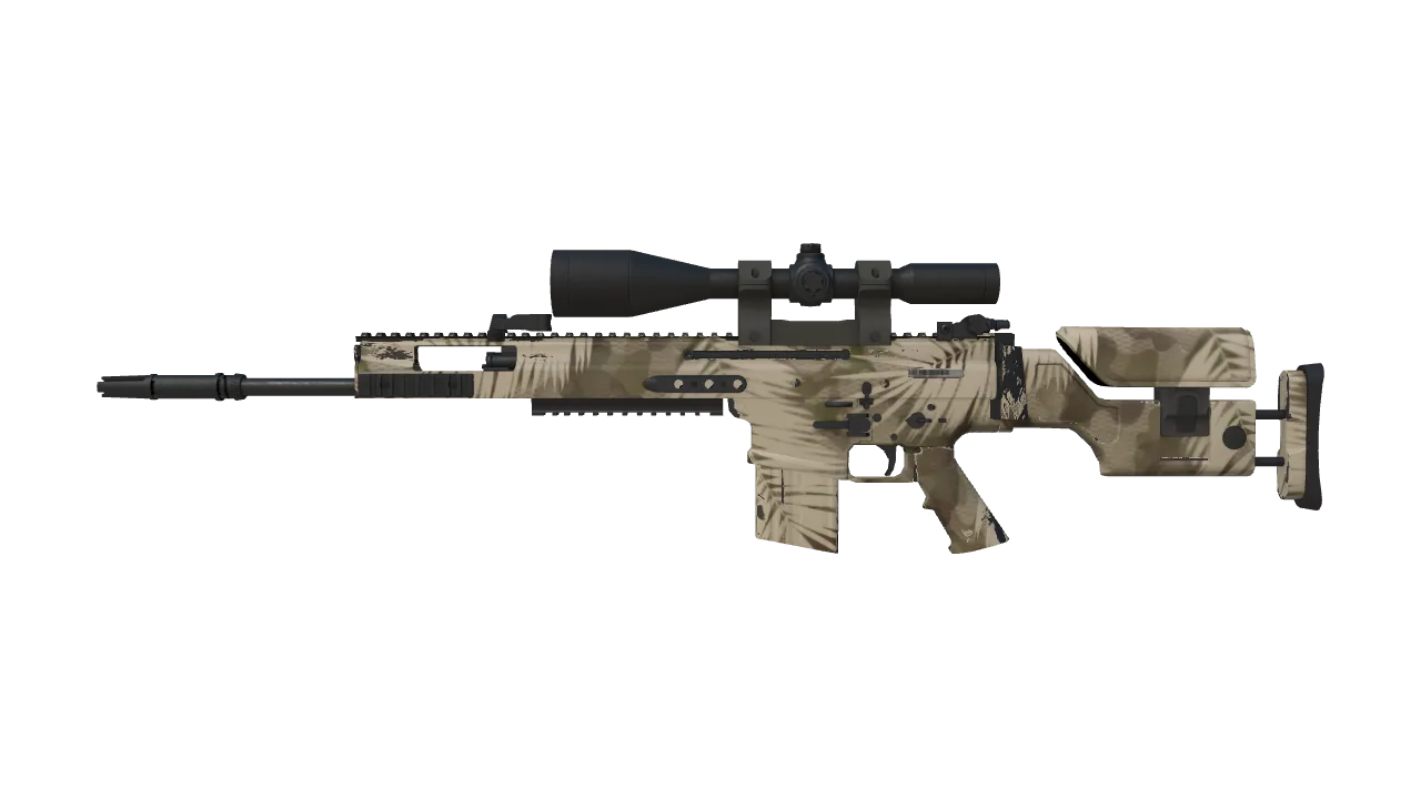 SCAR-20 | Palm (Factory New) — Dust II light, front