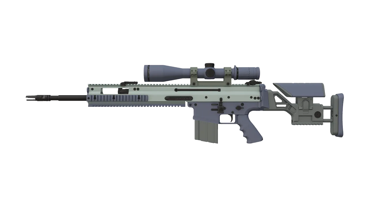 SCAR-20 | Storm (Factory New) — Dust II light, front