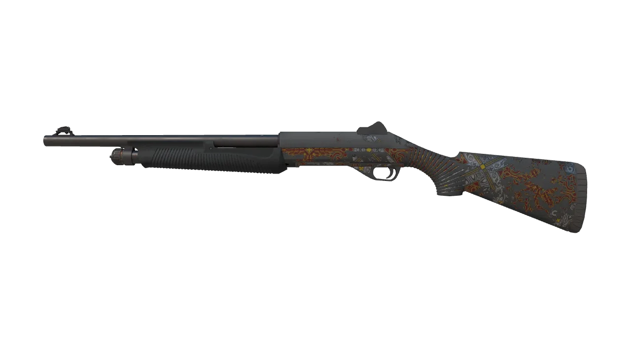 Nova | Baroque Orange (Battle-Scarred) — Dust II light, front