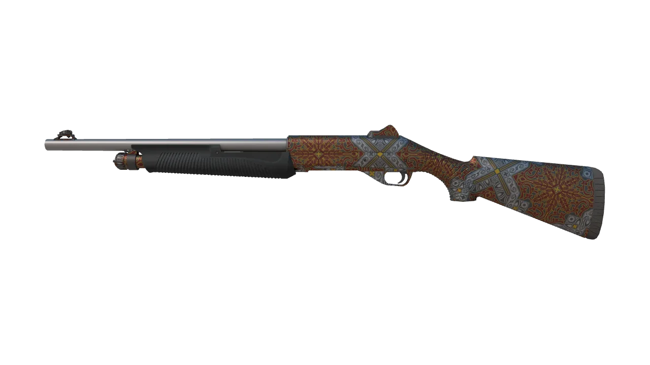 Nova | Baroque Orange (Factory New) — Dust II light, front