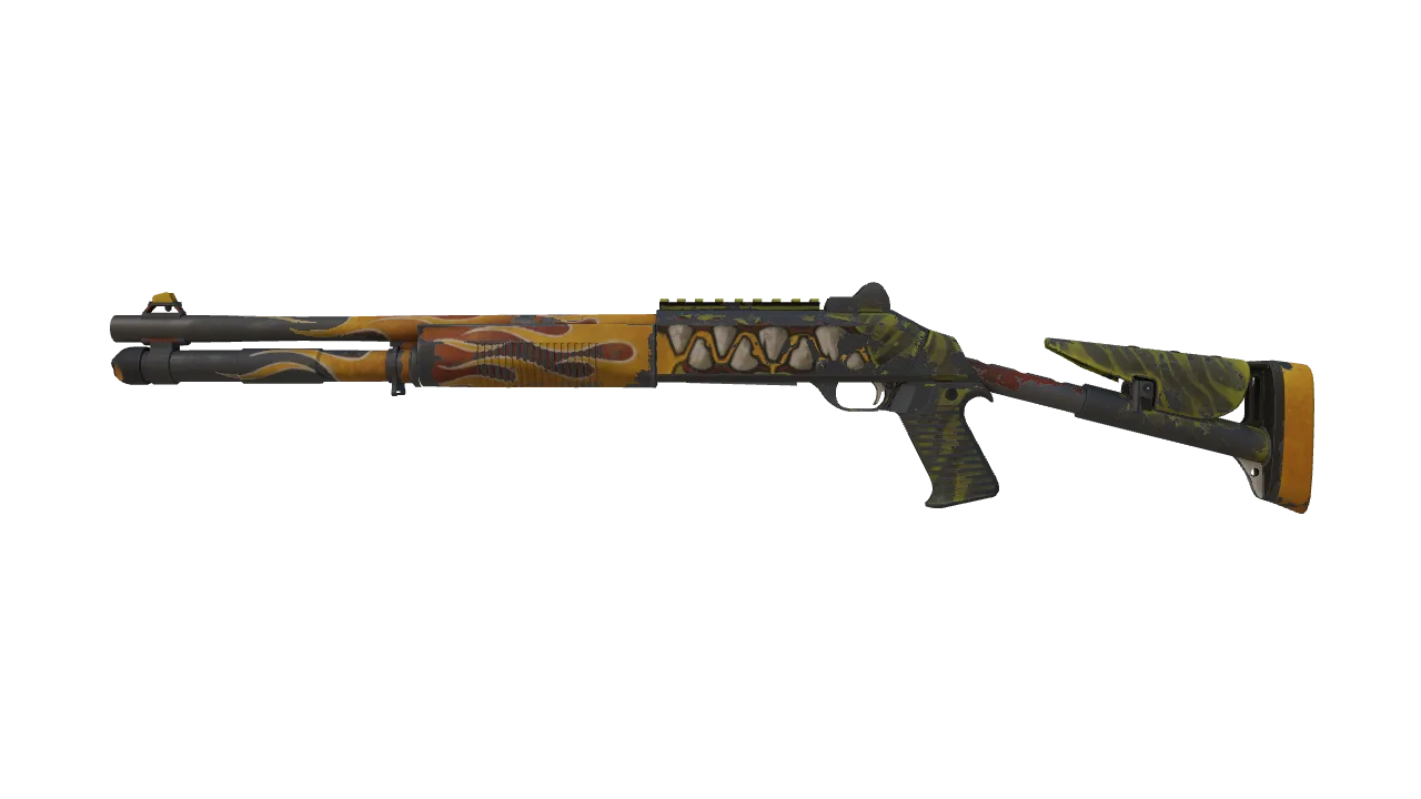 XM1014 | Incinegator (Battle-Scarred) — Dust II light, front
