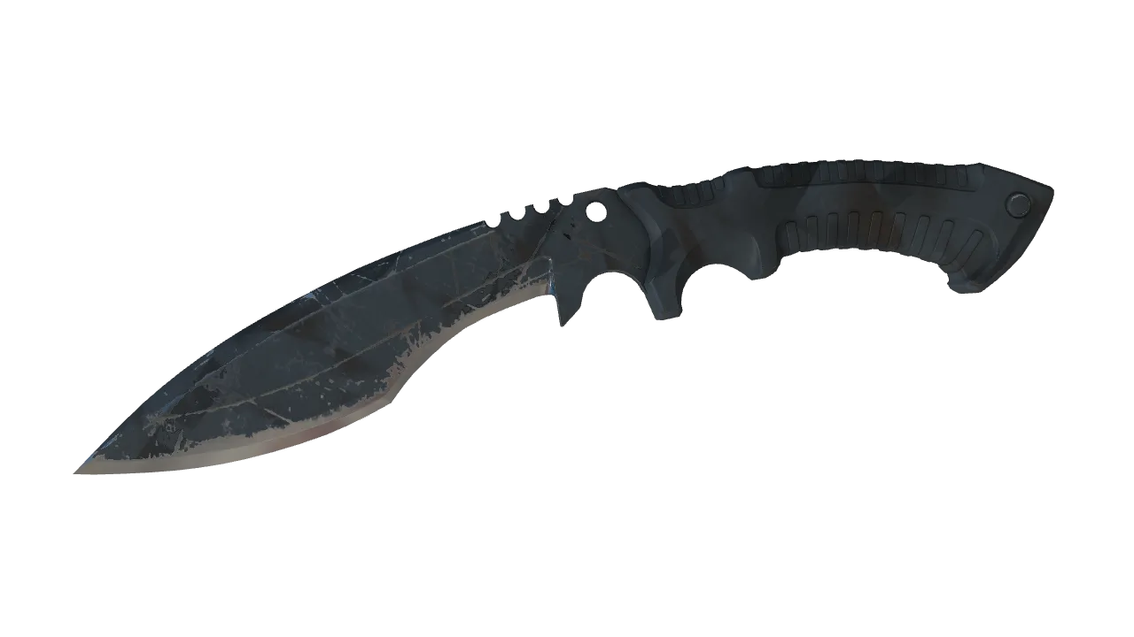 ★ Kukri Knife | Night Stripe (Field-Tested) — Dust II light, front