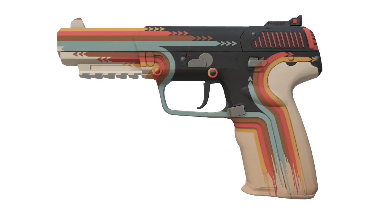 Five-SeveN | Retrobution (Factory New) — Dust II light, front