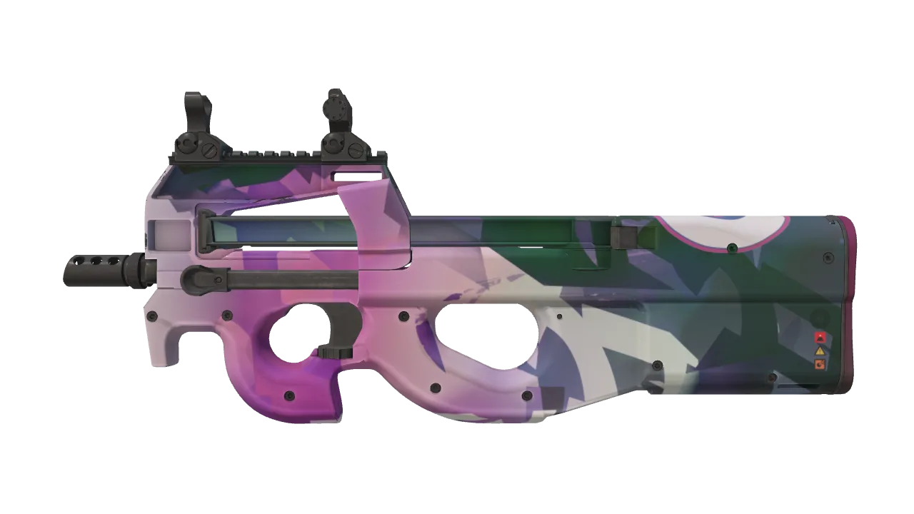 Souvenir P90 | Attack Vector (Factory New) — Dust II light, front
