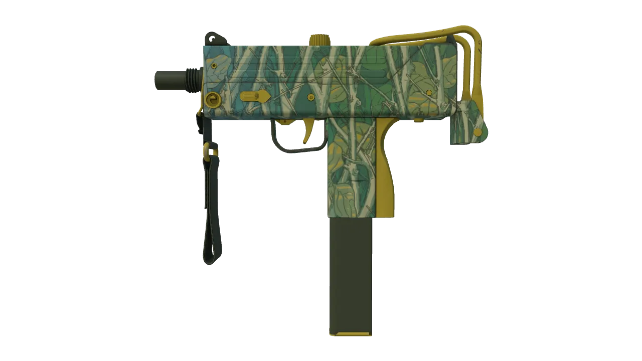 MAC-10 | Poplar Thicket (Factory New) — Dust II light, front