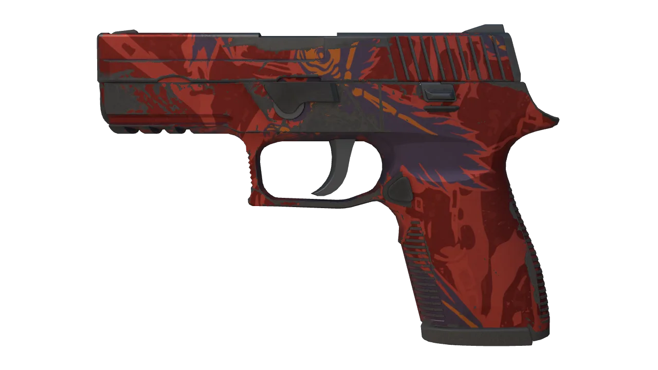 P250 | Nevermore (Field-Tested) — Dust II light, front