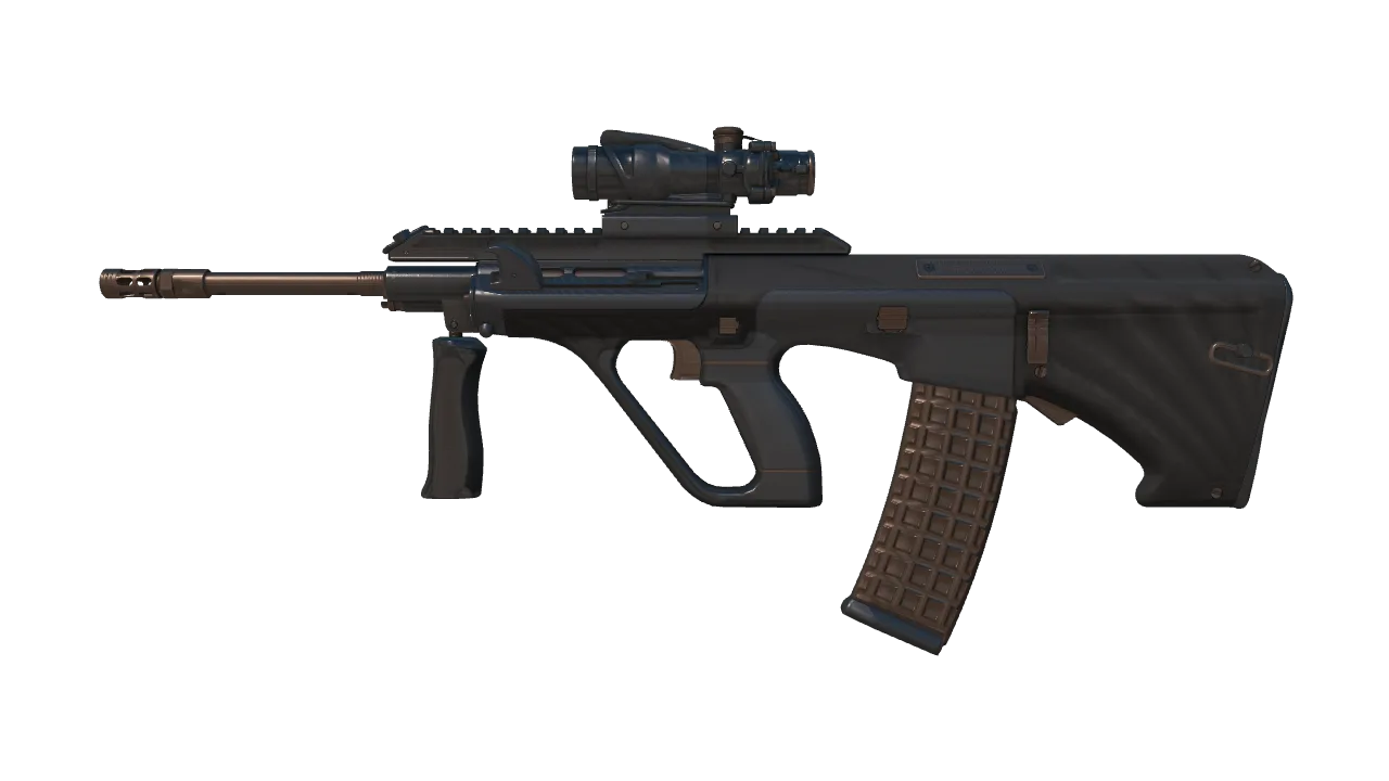AUG | Luxe Trim (Factory New) — Dust II light, front