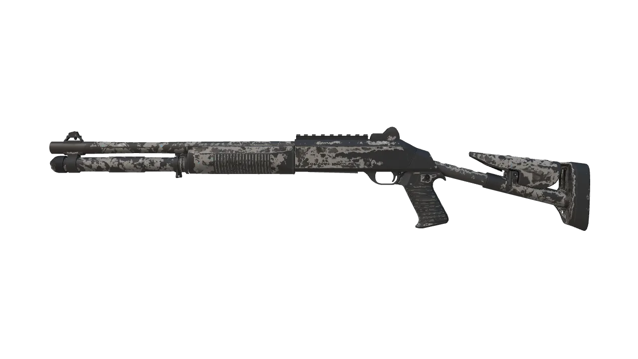 XM1014 | Blue Tire (Battle-Scarred) — Dust II light, front