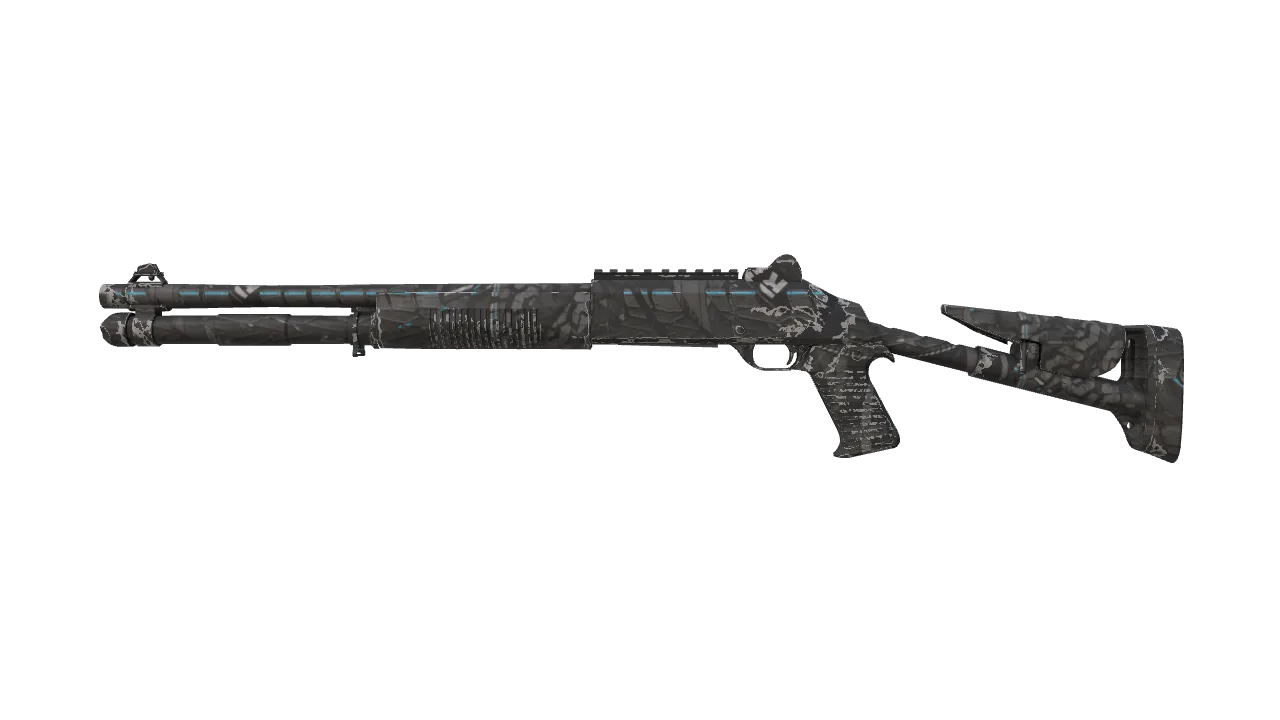 XM1014 | Blue Tire (Minimal Wear) — Dust II light, front