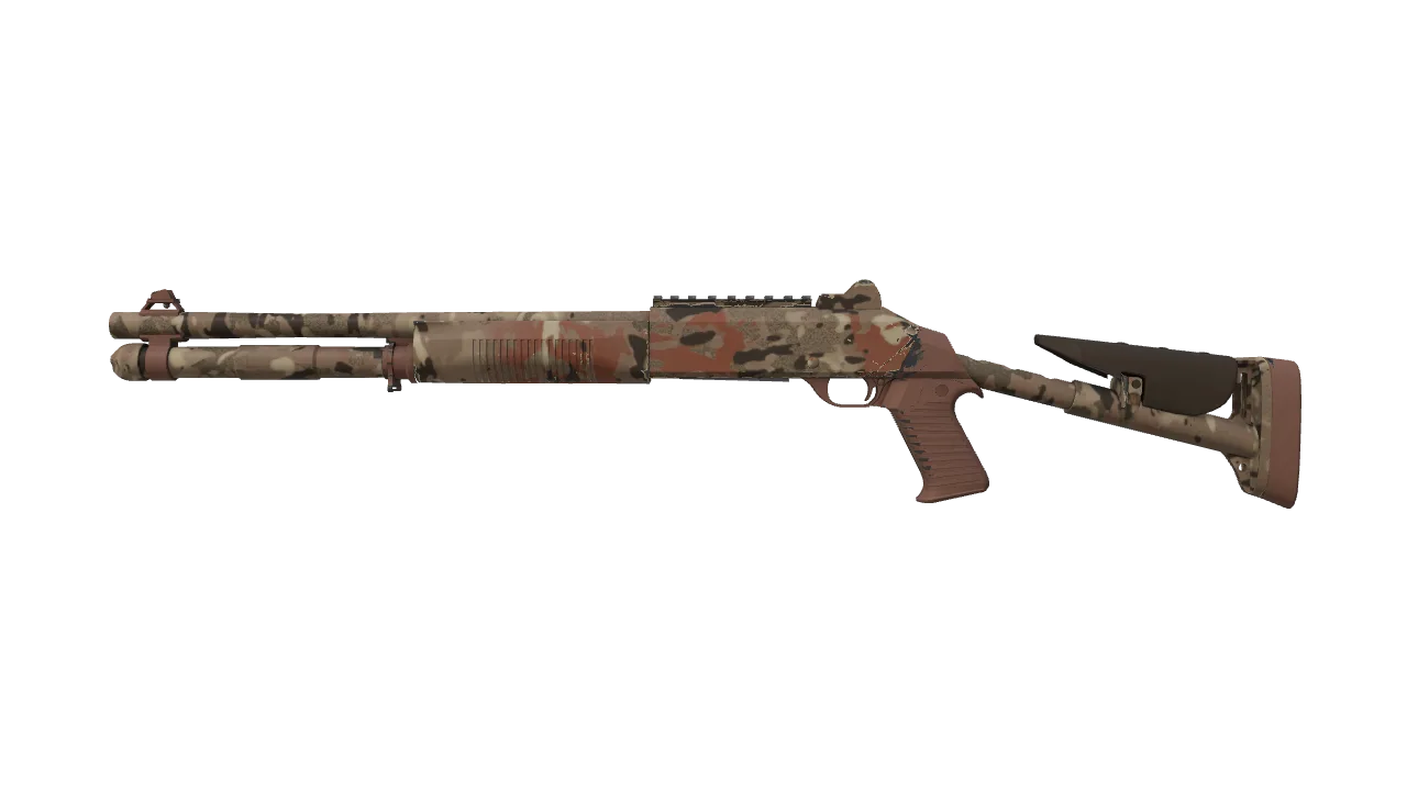 XM1014 | CaliCamo (Factory New) — Dust II light, front