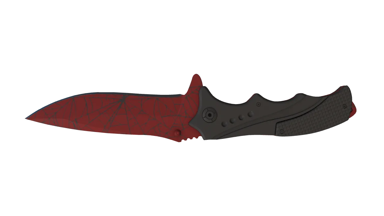 Nomad Knife | Crimson Web seed #2, back
