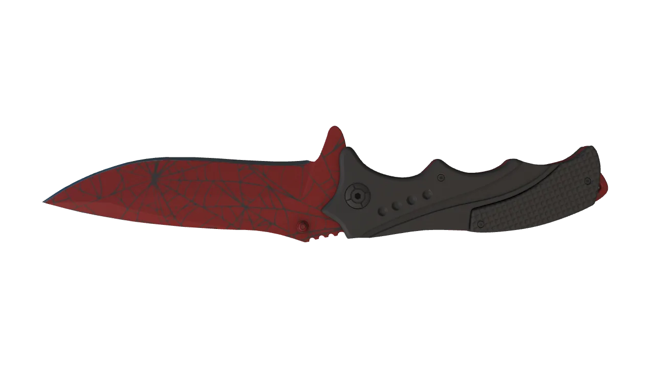 Nomad Knife | Crimson Web seed #976, back