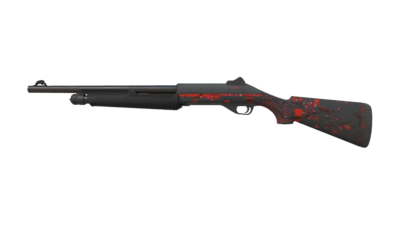 StatTrak™ Nova | Bloomstick (Battle-Scarred) — Dust II light, front