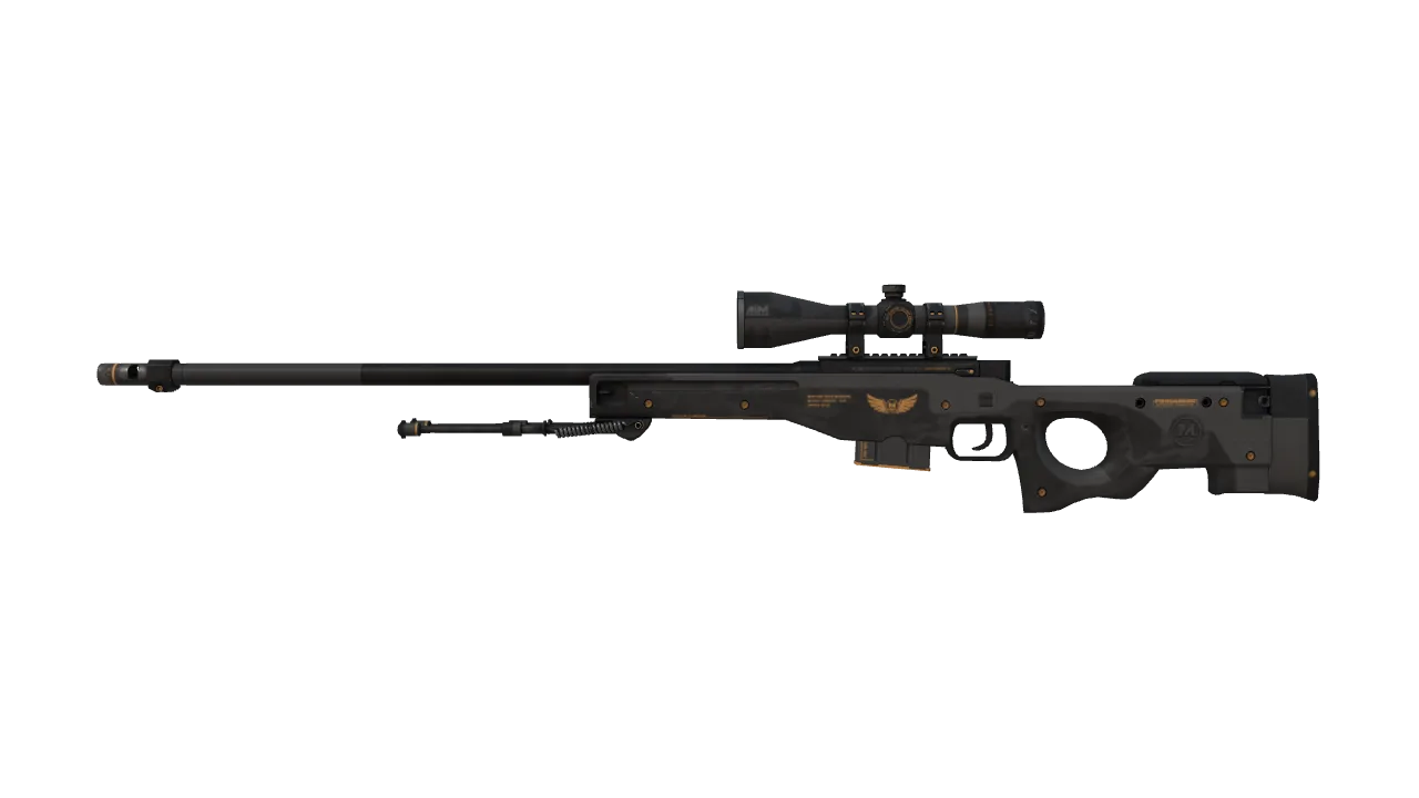 StatTrak™ AWP | Elite Build (Minimal Wear) — Dust II light, front