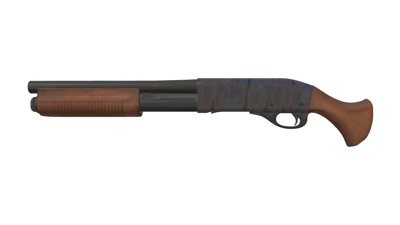 Sawed-Off | Runoff (Battle-Scarred) — Dust II light, front