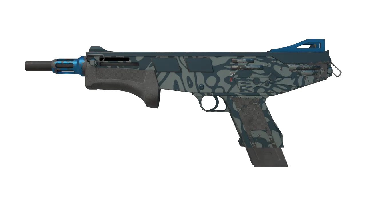 MAG-7 | Hard Water (Minimal Wear) — Dust II light, front