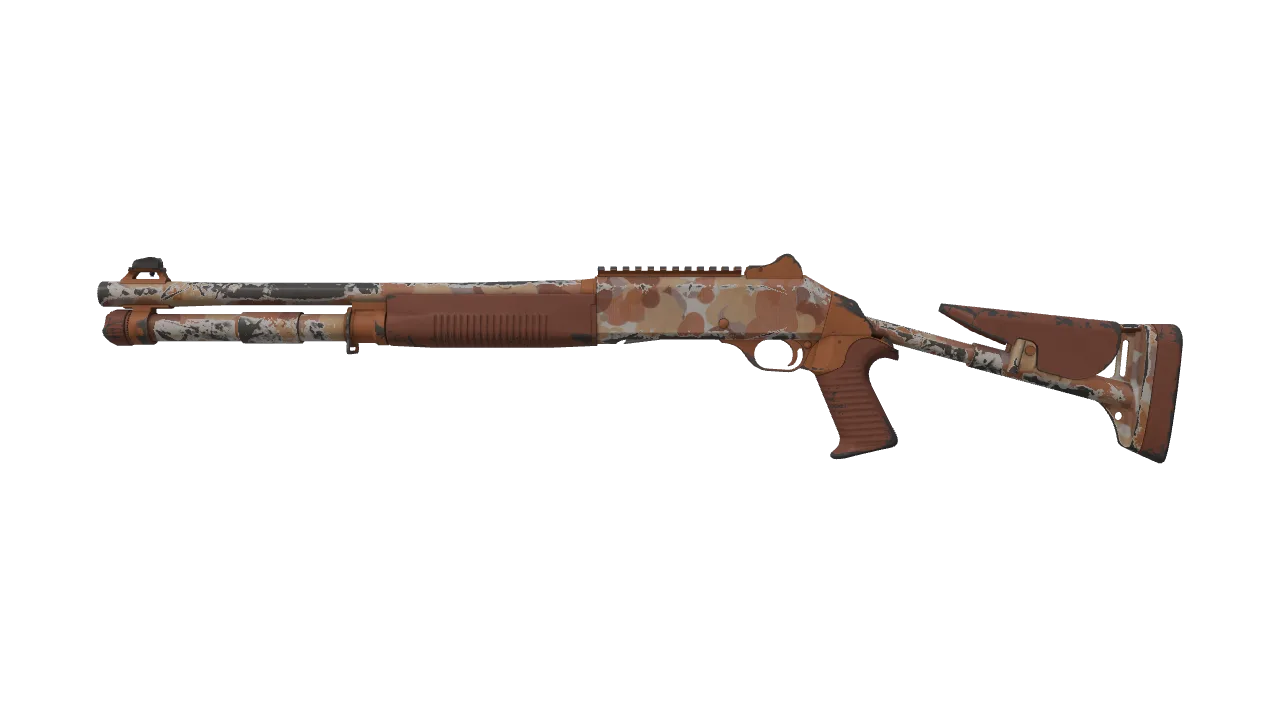 XM1014 | Canvas Cloud (Field-Tested) — Dust II light, front