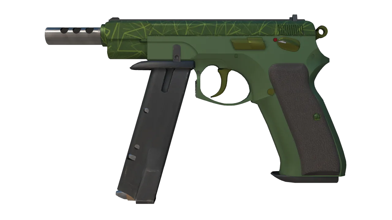 CZ75-Auto | Emerald Quartz (Factory New) — Dust II light, front