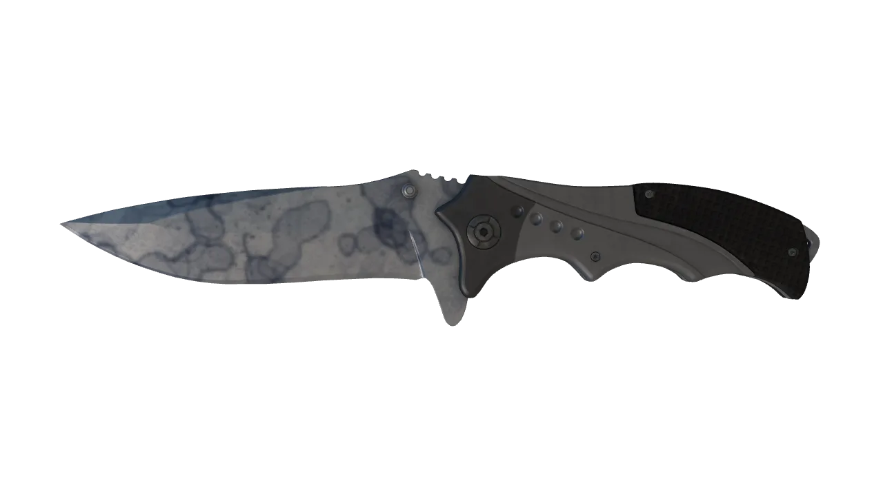 StatTrak™ ★ Nomad Knife | Stained (Minimal Wear) — Dust II light, front