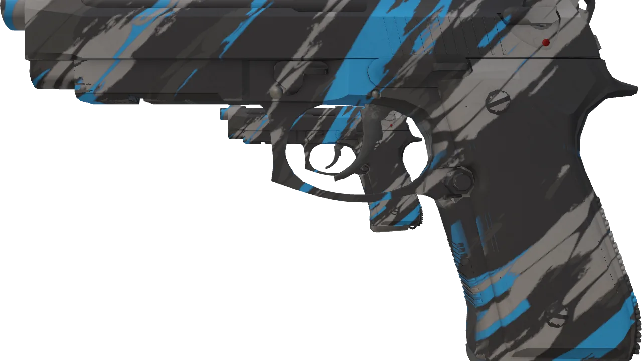 Dual Berettas | Shred (Factory New) — Dust II light, front