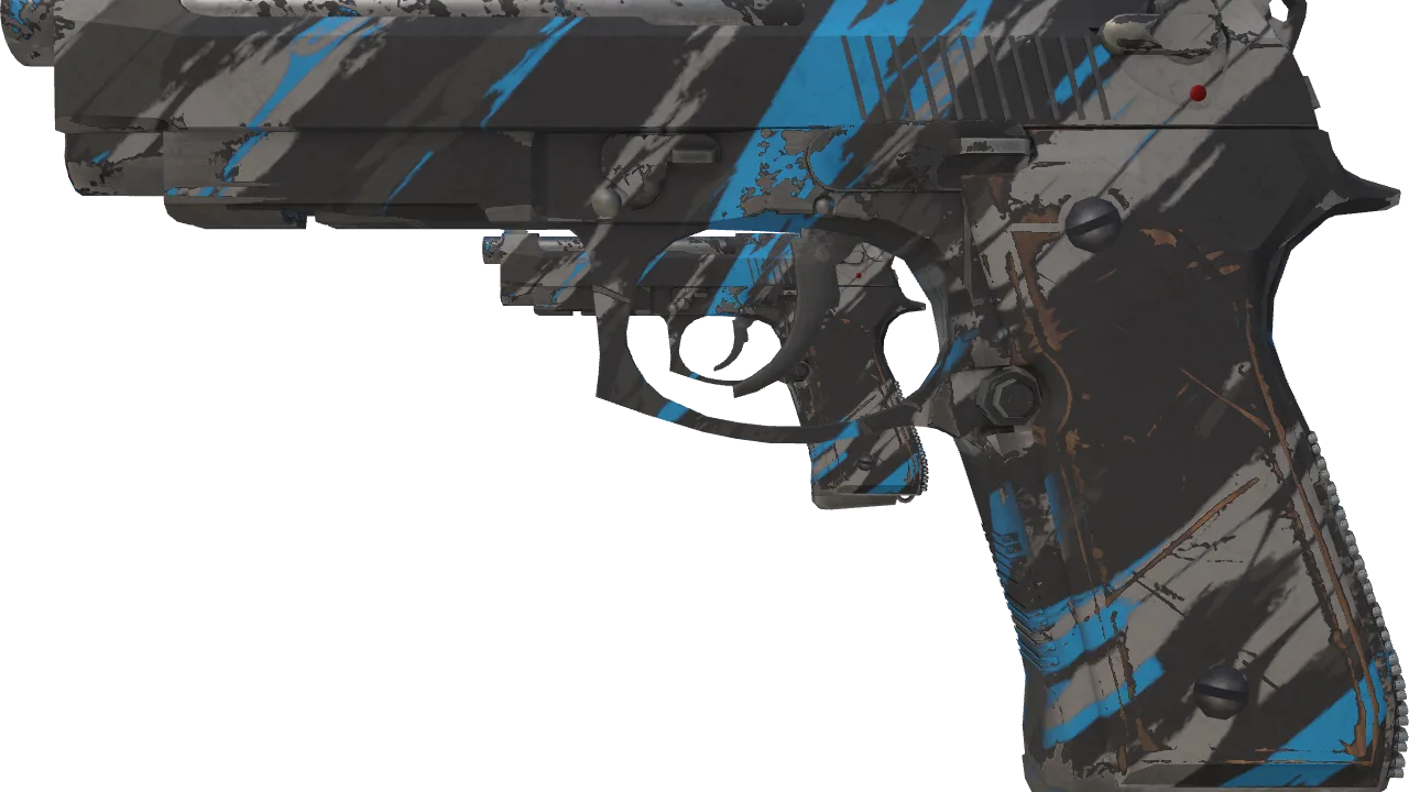 Dual Berettas | Shred (Field-Tested) — Dust II light, front