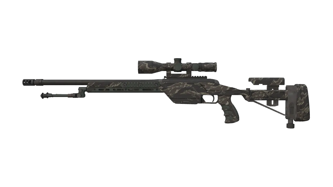 SSG 08 | Tiger Tear (Factory New) — Dust II light, front
