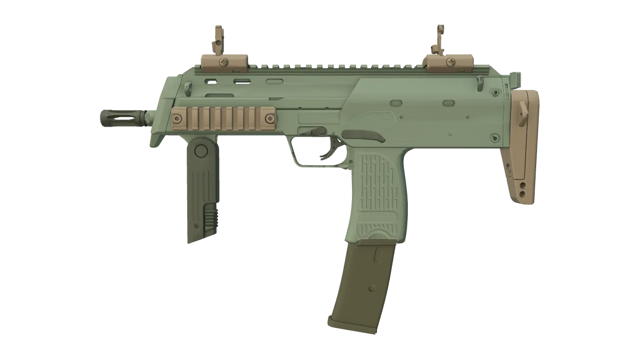 MP7 | Groundwater (Factory New) — Dust II light, front