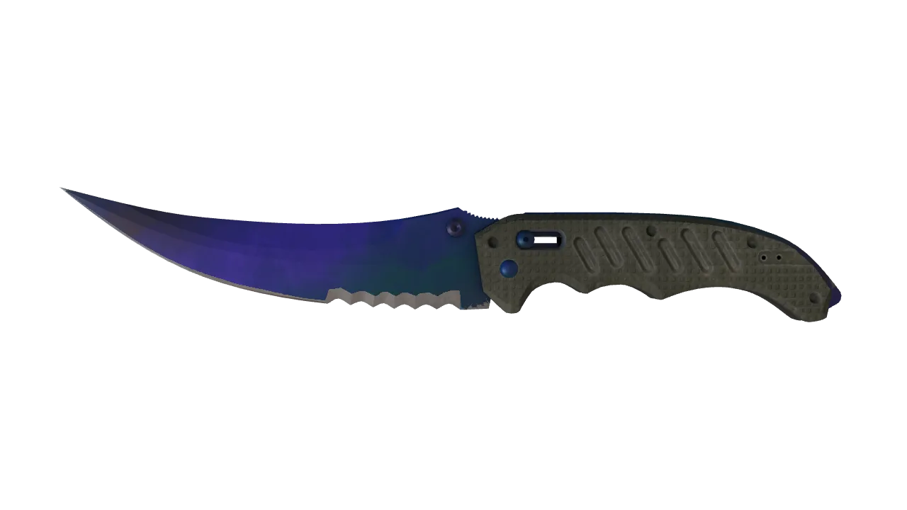 ★ Flip Knife | Doppler (Phase 3) (Minimal Wear) — Dust II light, front