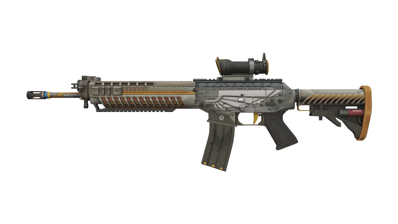 SG 553 | Aerial (Factory New) — Dust II light, front