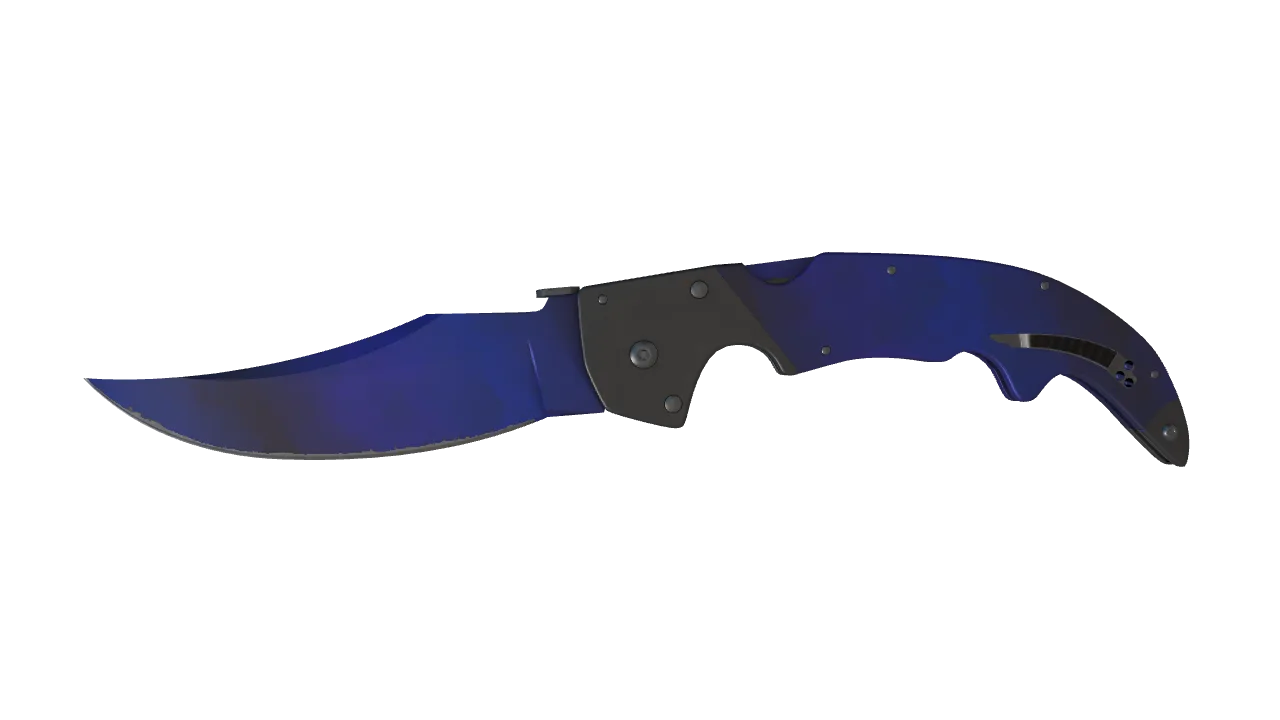 ★ Falchion Knife | Doppler (Phase 4) (Minimal Wear) — Dust II light, front