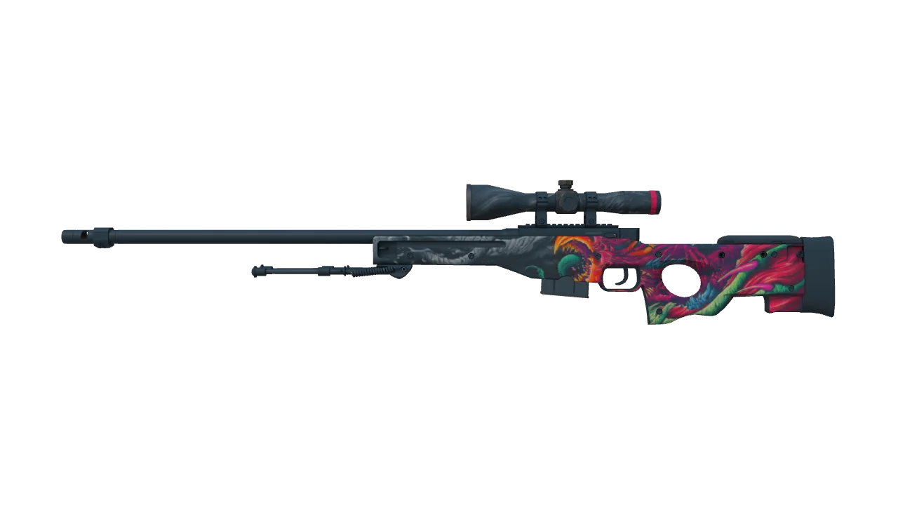 AWP | Hyper Beast (Factory New) — Dust II light, front