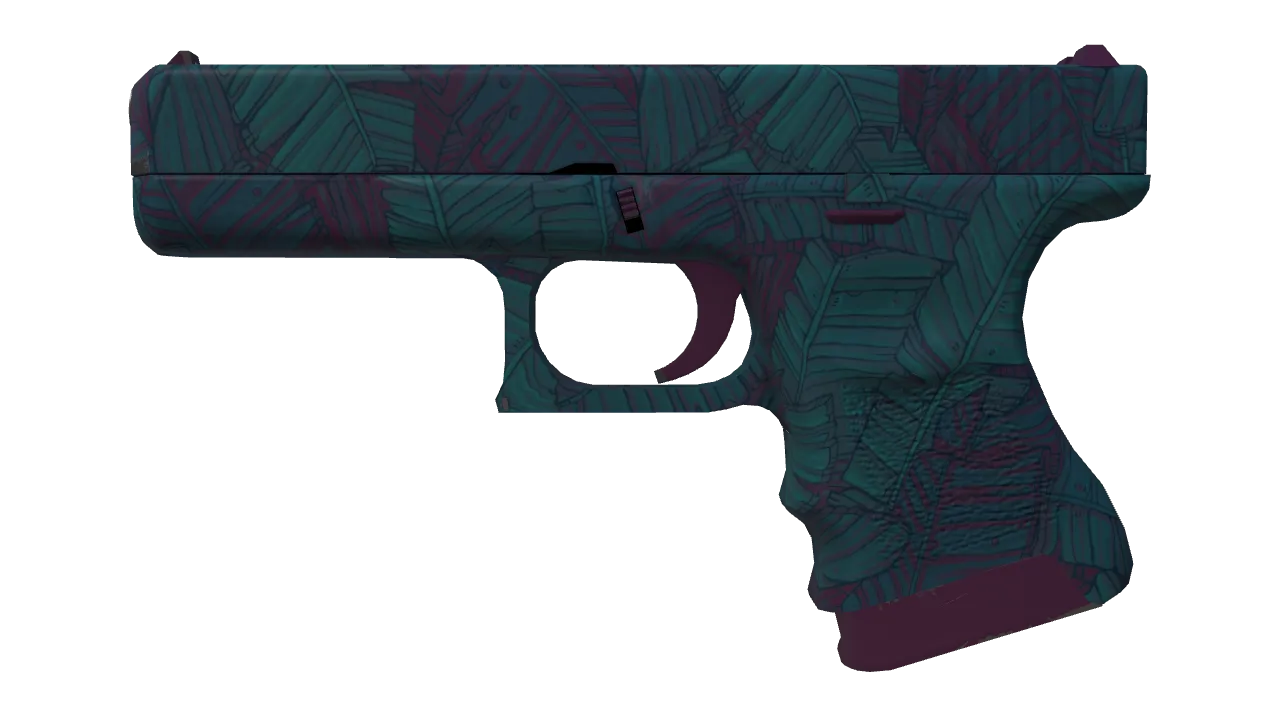 Glock-18 | Synth Leaf (Factory New) — Dust II light, front