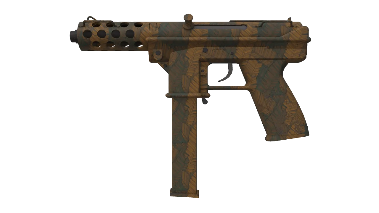 Tec-9 | Rust Leaf (Factory New) — Dust II light, front