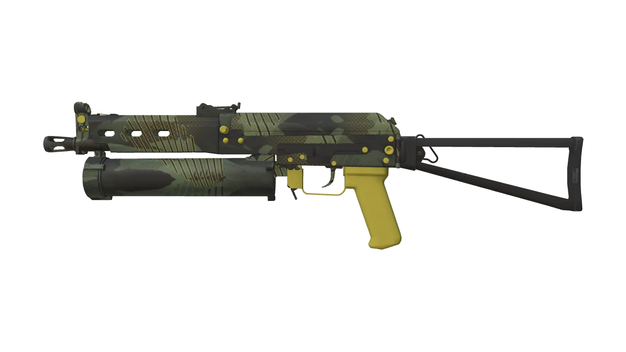 PP-Bizon | Jungle Slipstream (Factory New) — Dust II light, front