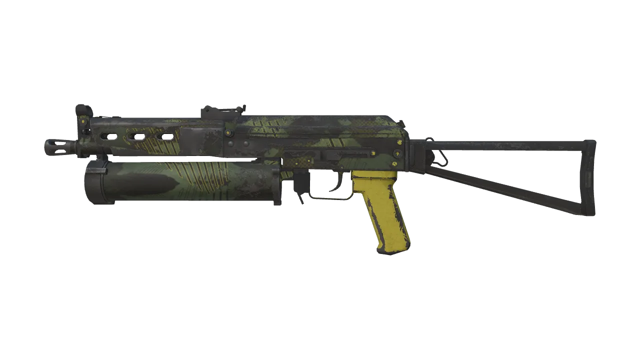 PP-Bizon | Jungle Slipstream (Well-Worn) — Dust II light, front
